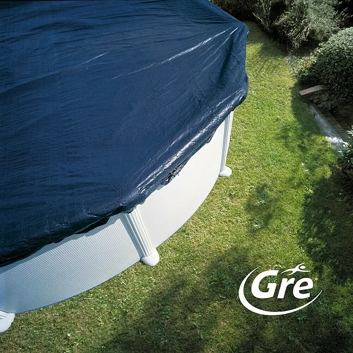 Gre Cubierta protectora redonda invernal - Diámetro: 480 cm, Polietileno