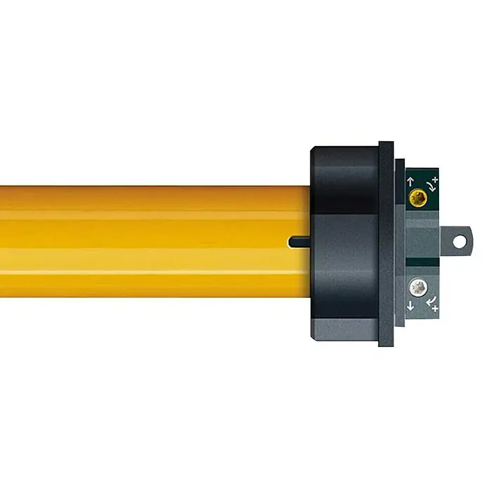Schellenberg Markisenmotor Standard 40 - Länge: 545 mm, Max. Drehmoment: 40 Nm, Geeignet für: Offene Gelenkarm-Markisen - Vorderansicht