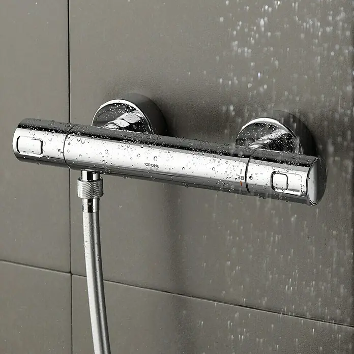 Grohe Mješalica za tuš s termostatom Precision Joy - Krom, Sjaj