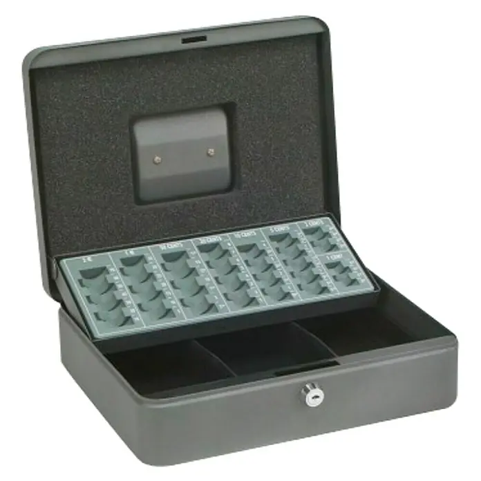 Arregui Caja de caudales C-9246-EUR - L x An x Al: 30 x 24 x 9 cm, Gris