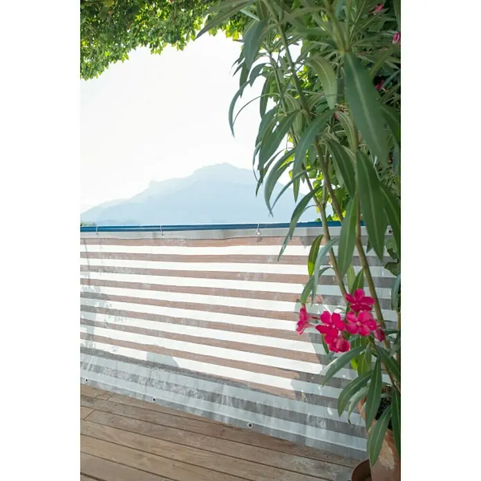 Windhager Balkonsichtschutz Ibiza - Gestreift, 5 x 0,9 m