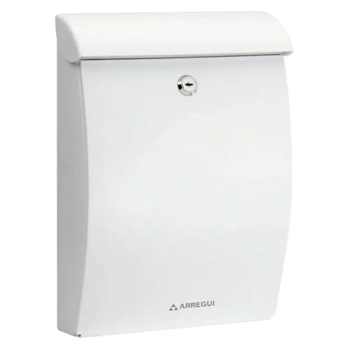 Arregui Mininova Buzón de correo E-5331 - Plástico, L x An x Al: 24,3 x 10 x 35 cm, Blanco