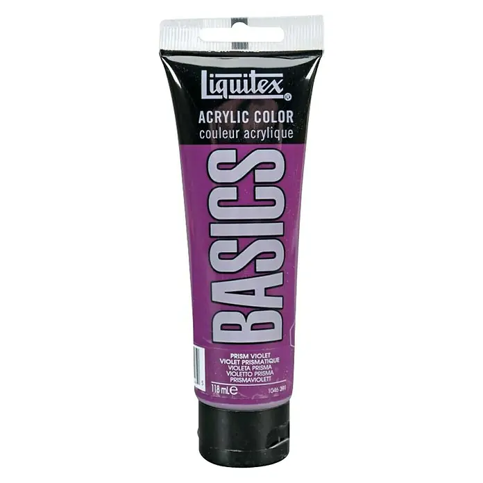 Liquitex Basics Acrylfarbe - Farbe: Prismaviolett, 118 ml, Tube - Vorderansicht