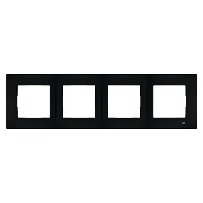 BJC Viva Marco - Negro, x 4, Plástico, Montaje en la pared