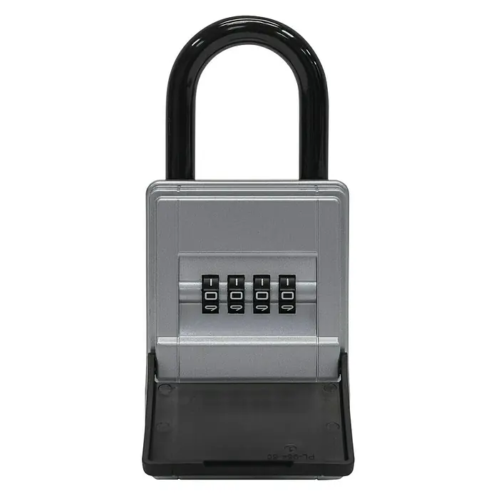 Abus Schlüsselbox Key Garage 737 - Geeignet für: Bis zu 8 Schlüssel, L x B x H: 40 x 65 x 150 mm, Mit Bügel - Vorderansicht