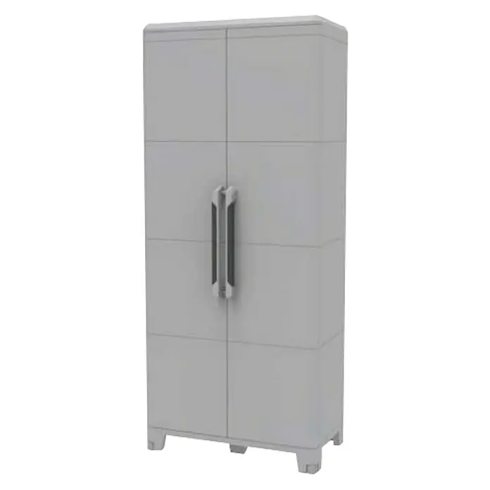 Terry Transforming Armario de PVC Modular 4 - L x An x Al: 43,6 x 78 x 184,4 cm, Capacidad de carga: 40 kg/balda