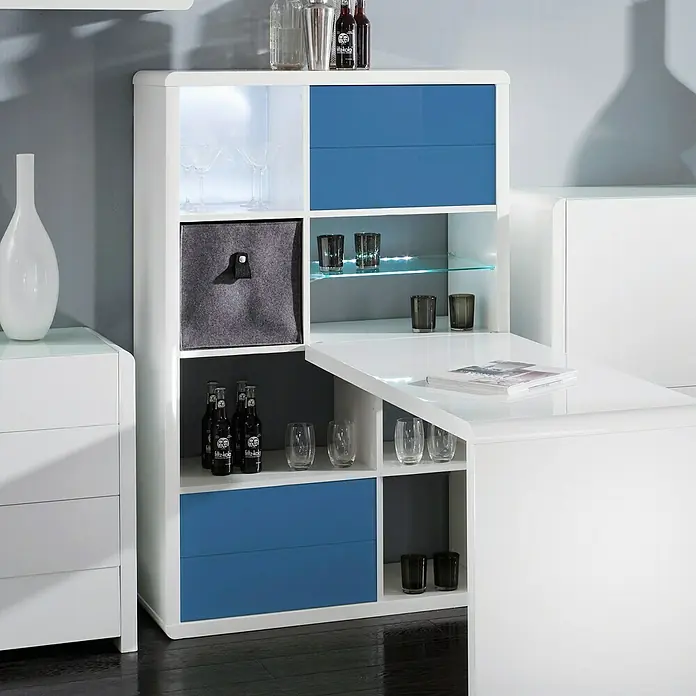 Phönix Atlanta Regal - L x B x H: 38 x 99,8 x 151 cm, Weiß - Stimmungsaufnahme