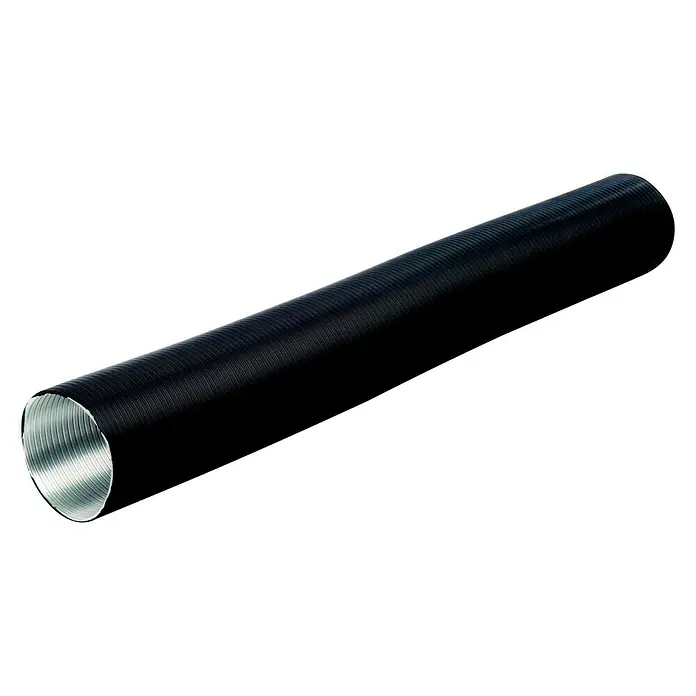 Justus Alu-Flexrohr - Durchmesser: 100 mm, Verstellbar: 60 mm - 150 mm, Grau - Vorderansicht
