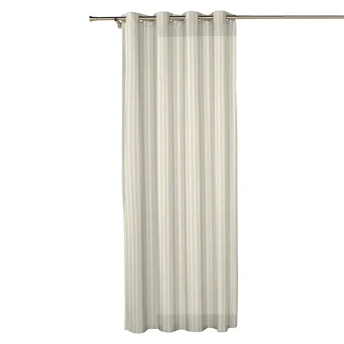 Visillo para ventana Rocío - 140 x 270 cm, 50% poliéster - 50% algodón, Beige