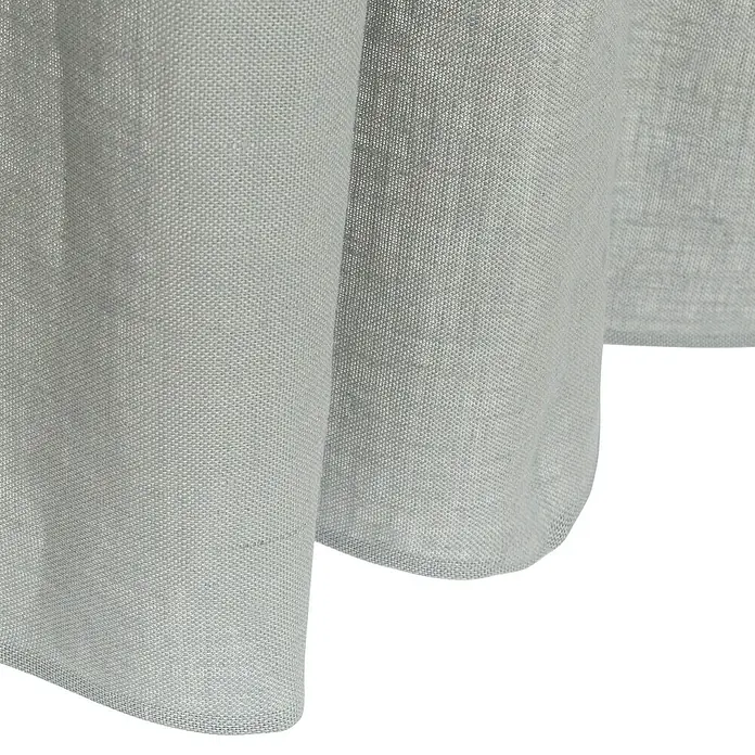 Cortina con ollaos Yute - 140 x 260 cm, Yute tintura, Gris