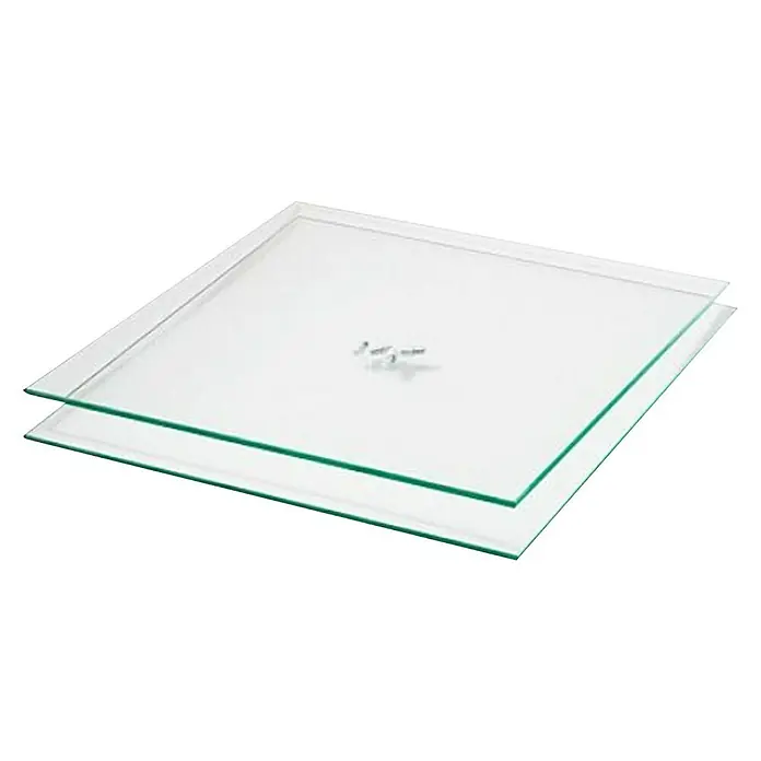 Phönix Atlanta Glasboden - L x B x H: 34 x 34 x 0,5 cm, Glas - Linke Seitenansicht