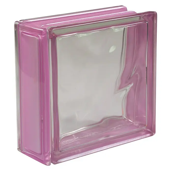 Fuchs Design Perfil de bloques de vidrio - Amatista, 18 x 8 cm, Vidrio - Producto en uso