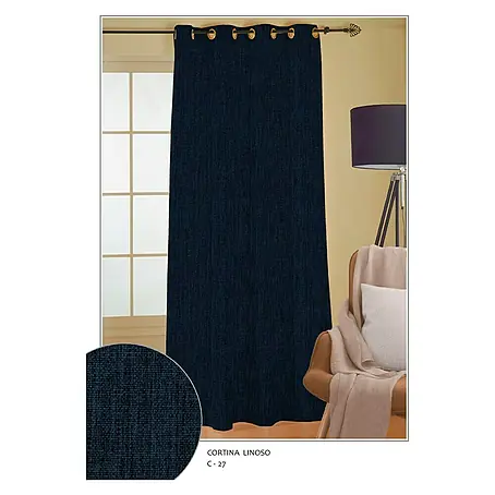 Cortina con ollaos Linoso Blackout