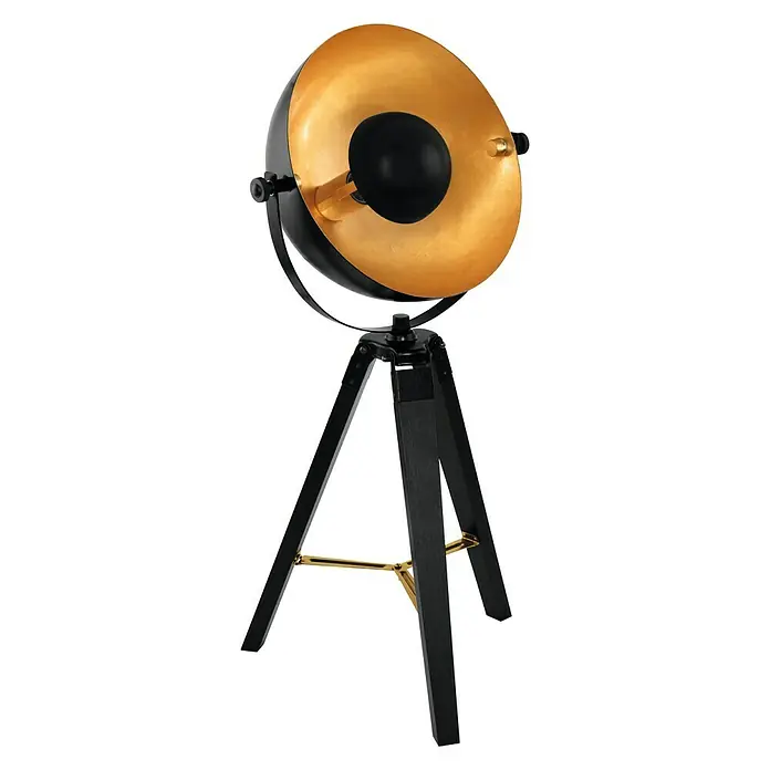 Eglo Tischleuchte Covaleda - 60 W, Gold, Schwarz, E27