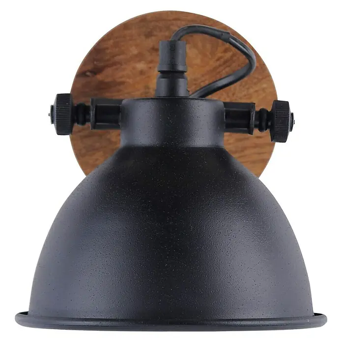 LeuchtenDirekt Samia Wandstrahler - 40 W, L x B x H: 22,5 x 15,5 x 15,5 cm, E14