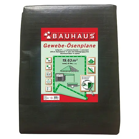BAUHAUS  Gewebe-Ösenplane