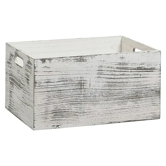 Zeller Present Holzkiste - L x B x H: 35 x 25 x 18 cm, Holz - Ansicht von oben