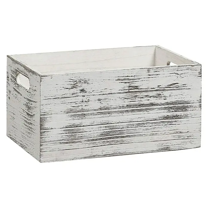 Zeller Present Holzkiste - L x B x H: 30 x 20 x 15 cm, Holz - Rechte Seitenansicht