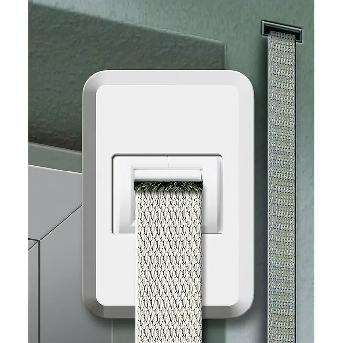 Schellenberg Gurtführung DUO - 20 x 60 x 85 mm, Geeignet für: Rollladen-Maxi-Systeme, Weiß - Anwendungsbeispiel
