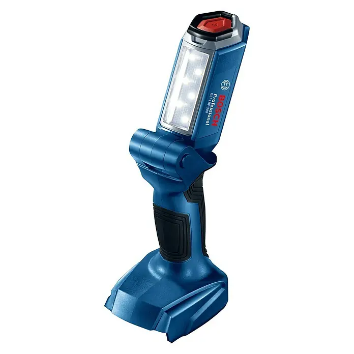 Bosch Professional Ledwerklamp GLI - 18 V, Excl. accu, Lichtstroom: 300 lm - Zijaanzicht links