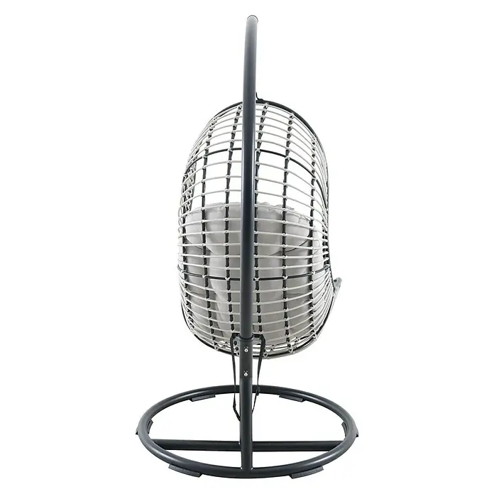 Sunfun Hamaca colgante Cozumel - Acero, Gris claro, Altura: 196 cm