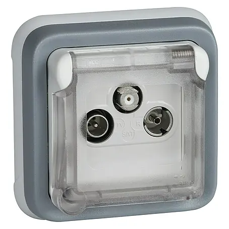 Legrand  Toma TV/SAT para estancias con humedad Plexo