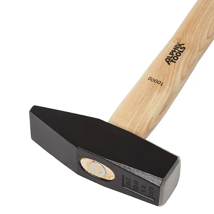Alpha Tools Martillo de cerrajero - 1.000 g, Madera de fresno