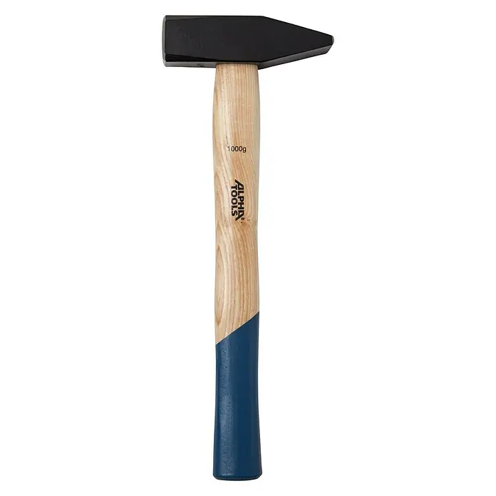 Alpha Tools Martillo de cerrajero - 1.000 g, Madera de fresno