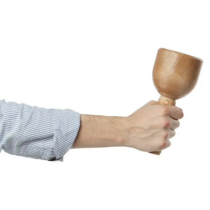 Heka Kiparski čekić od drveta - Okrugli oblik, Promjer glave: 100 mm