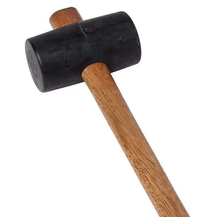 Wisent Gummihammer - Holz, Durchmesser Kopf: 64 mm