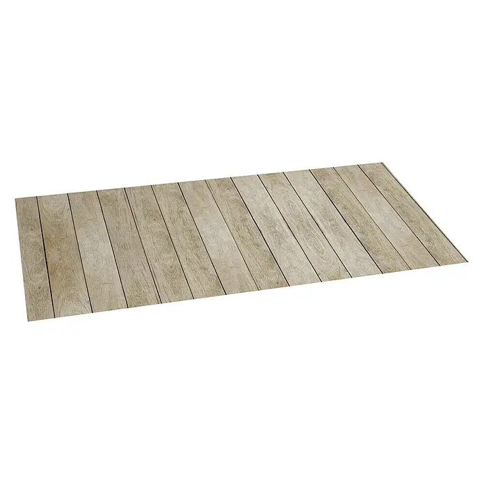 Vinylteppich Croma - Grau/Braun, 140 x 50 cm