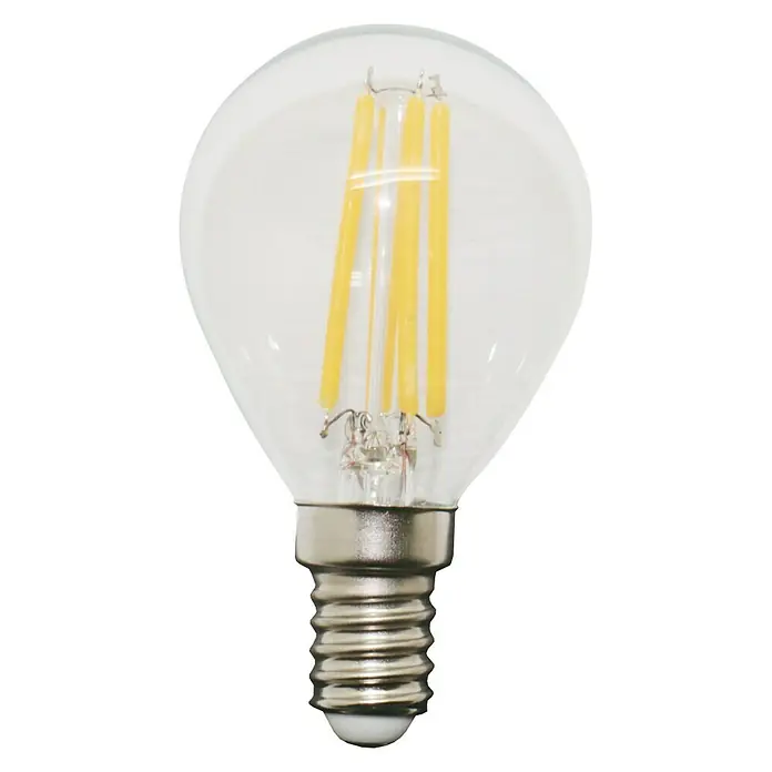 Garza Bombilla LED Cristal - 2 uds., E14, 2 x 4 W, Blanco cálido, 470 lm
