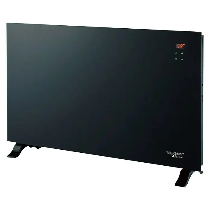 Voltomat HEATING Konvektor - 2.000 W, 86 x 7,5 x 50 cm, Crne boje - Pogled sprijeda