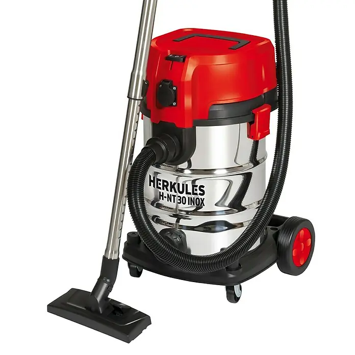Herkules Alleszuiger H-NT 30 Inox - 850 W, 30 l, Materiaal omhulsel: Roestvrij staal - Vooraanzicht