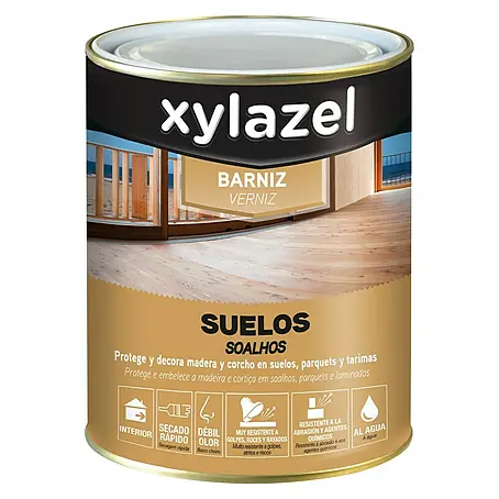 Xylazel  Barniz para suelos de madera al Agua