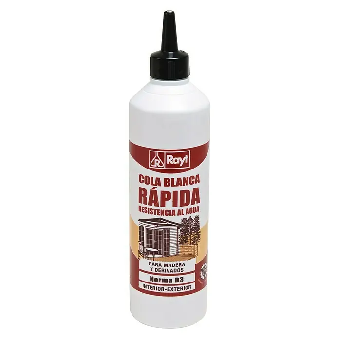 Rayt Cola blanca D-3 - 500 g, Blanco