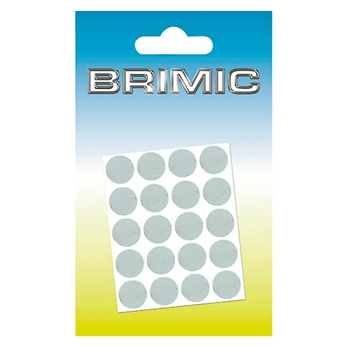 Micel Brimic Tapón embellecedor Gris - Diámetro: 13 mm, Pegado, 20 uds.