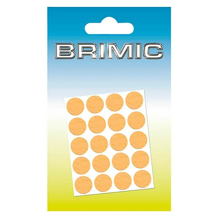 Micel Brimic Tapón embellecedor Haya - Diámetro: 13 mm, Pegado, 20 uds.