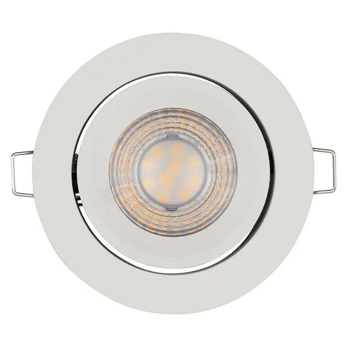 Ledvance LED-Einbauleuchten-Set Simple Dim - 5 W, Weiß, 3 Stk., Warmweiß