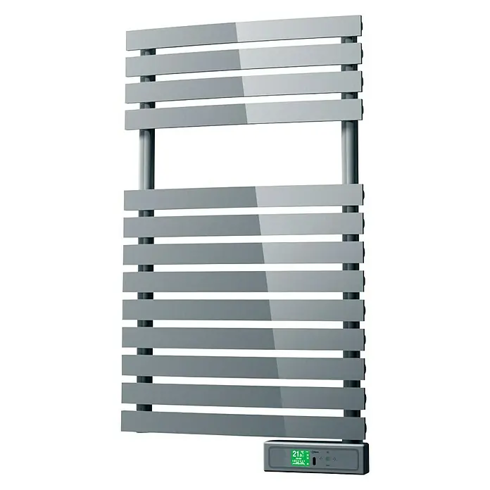 Rointe Radiador toallero eléctrico Delta - An x Al: 50 x 84,3 cm, 300 W, Cromo, Display LC