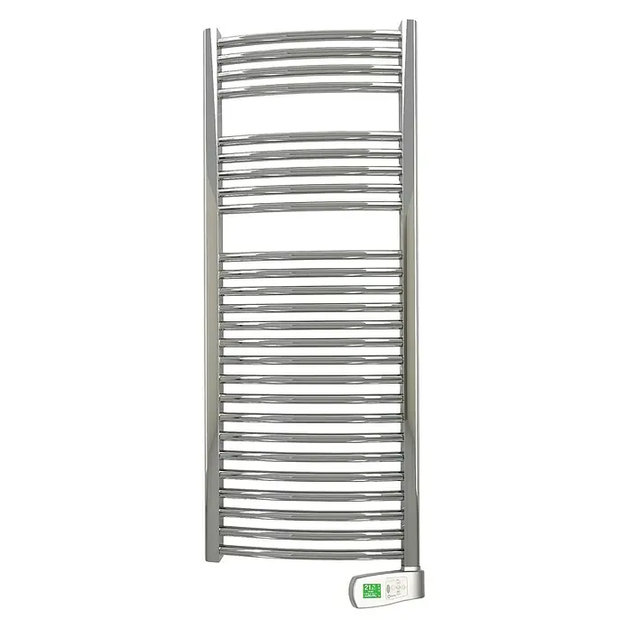 Rointe Radiador toallero eléctrico Sygma - An x Al: 50 x 130 cm, 300 W, Cromo, Display LC
