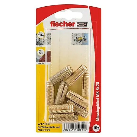 Fischer  Messingdübel MS
