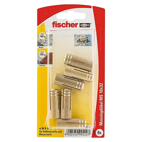 Fischer  Messingdübel MS