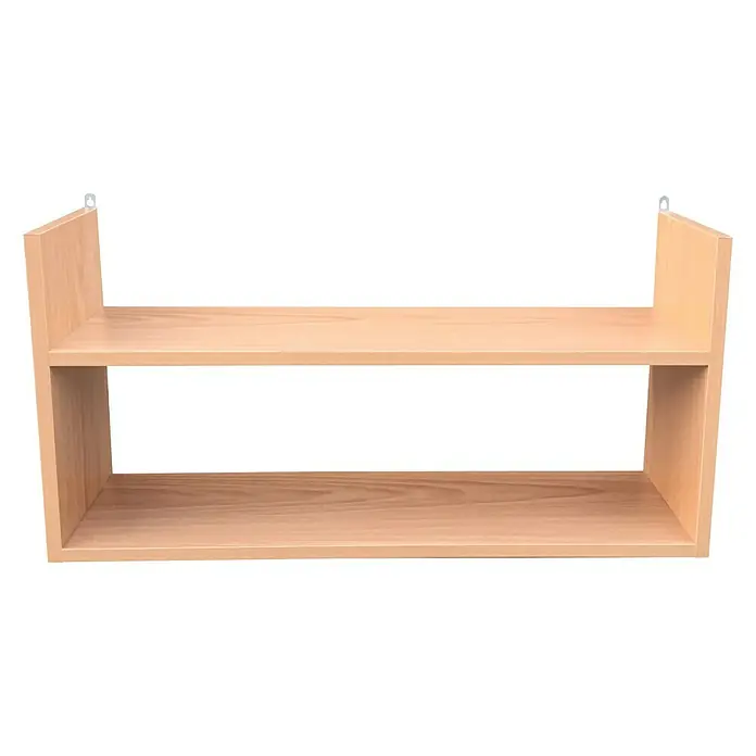 BHP Wandregal - L x B x H: 18 x 70 x 35 cm, Buche - Vorderansicht