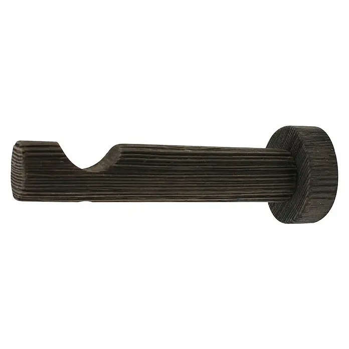 Expo Ambiente Nosač Domo - Wenge, Prikladno za: Šipke za zavjese Ø 28 mm, Duljina: 12 cm - Pogled s lijeve strane