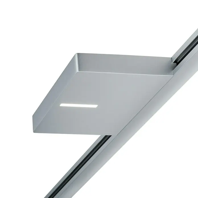 Paulmann URail LED-Spot Uplight Case - 16 W, Lichtfarbe: Warmweiß, L x B: 16,5 x 9 cm - Vorderansicht
