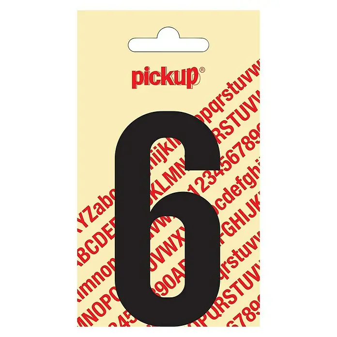 Pickup Naljepnica - Motiv: 6, Crne boje, Visina: 90 mm