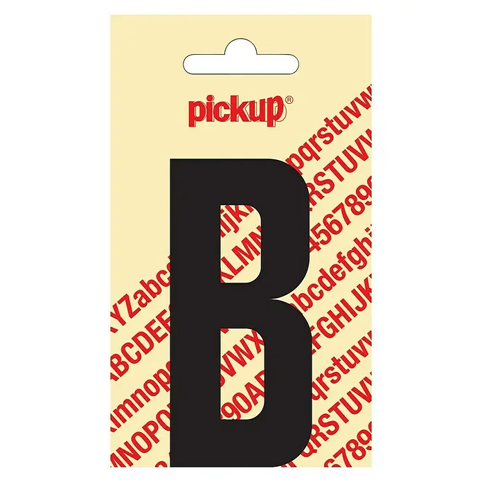 Pickup Naljepnica - Motiv: B, Crne boje, Visina: 90 mm