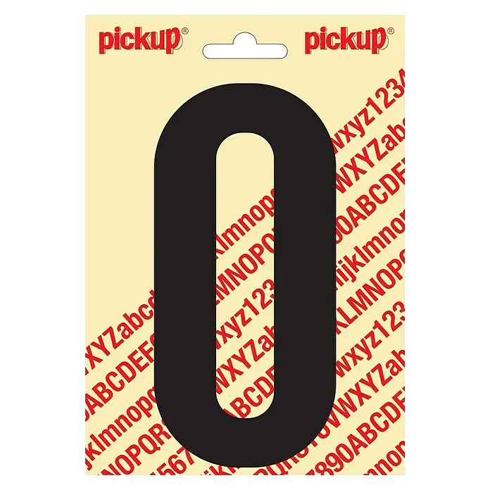 Pickup Naljepnica - Motiv: 0, Crne boje, Visina: 150 mm