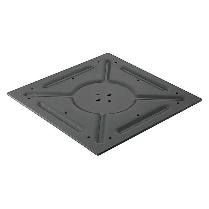 Häfele Tischfuß - Durchmesser: 590 mm, Silber
